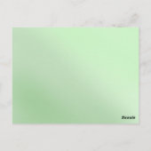 かわいい恐竜ジャングル 学校の子供たちの誕生日パーティー ポストカード (裏面)