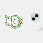 かわいい恐竜ダンスiPhoneケース - かわいいキャラクター iPhone 15ケース (裏面横)