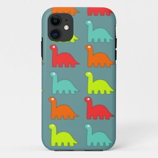 かわいい恐竜パターンiPhone 5の場合 Case-Mate iPhoneケース (裏面)