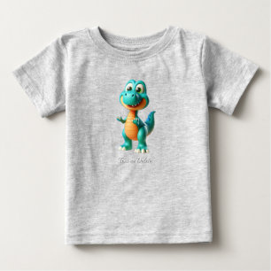 かわいい恐竜ベビーTシャツ ベビーTシャツ