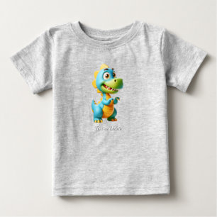 かわいい恐竜ベビーTシャツ ベビーTシャツ