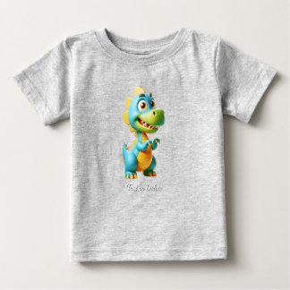 かわいい恐竜ベビーTシャツ ベビーTシャツ