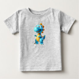 かわいい恐竜ベビーTシャツ ベビーTシャツ