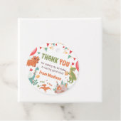 かわいい恐竜誕生日ありがとうメッセージカード フェイバータグ (インサイチュ)