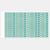 かわいい恐竜防水ネームセット2 ライトティール ラベル (シート)