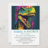かわいい恐竜Ｔ-ＲＥＸ　ジュラシック・ワールド 招待状 (正面)