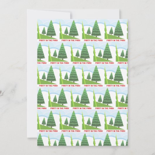 かわいい恐竜1st男の子の誕生日パーティーへの招待 招待状 (裏面)