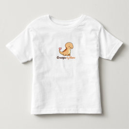 かわいい恐竜 おじいちゃん ヒーロー 子供Tシャツ | Gra トドラーTシャツ