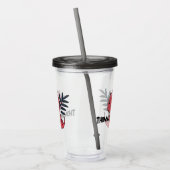 かわいい恐竜 アクリルタンブラー (左)