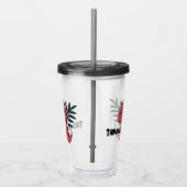 かわいい恐竜 アクリルタンブラー (右)