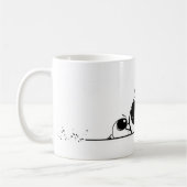 かわいい恐竜 コーヒーマグカップ (左)