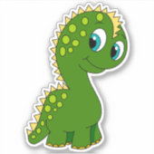 かわいい恐竜 シール (正面)