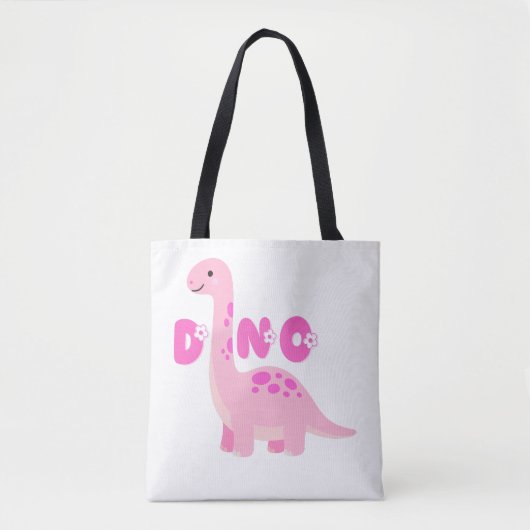 かわいい恐竜 🦕  トートバッグ (正面)