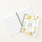 かわいい恐竜 ノートブック (内部)