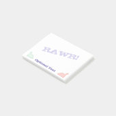 かわいい恐竜 パステル カラフル ポストイット (アングル)