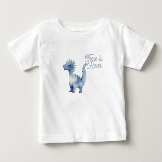 かわいい恐竜 ベビーTシャツ (正面)