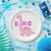 かわいい恐竜 🦕 ペーパープレート (パーティー)
