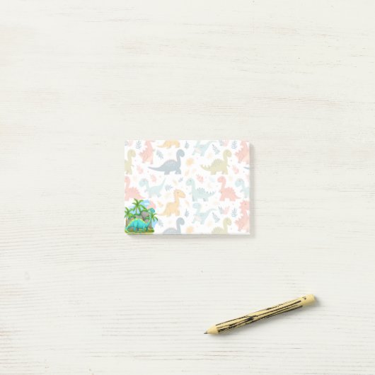 かわいい恐竜 ポストイット (デスク上)