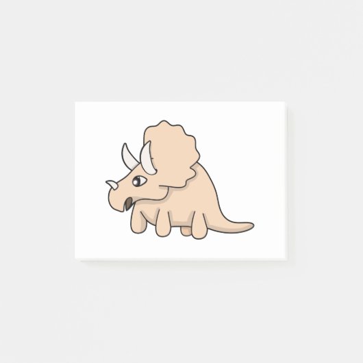かわいい恐竜 ポストイット (正面)