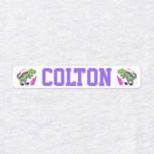 かわいい恐竜 ラベル (デザイン1)