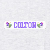 かわいい恐竜 ラベル (デザイン2)