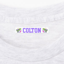 かわいい恐竜 ラベル