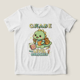 かわいい恐竜 小学1年生 レベルアンロック 1st kids トライブレンドＴシャツ