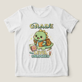 かわいい恐竜 小学2年生 レベルアンロック 2年生 子供 トライブレンドＴシャツ