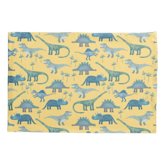 かわいい恐竜 枕カバー (裏面-左)