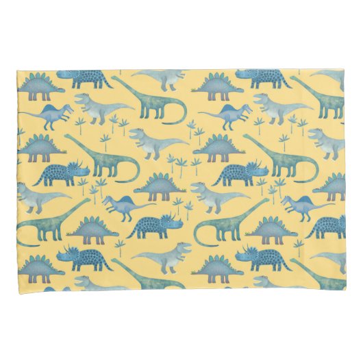 かわいい恐竜 枕カバー (正面右)