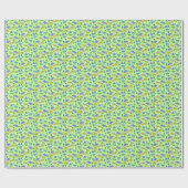 かわいい恐竜、漫画のスタイル。 ラッピングペーパー (フラット)