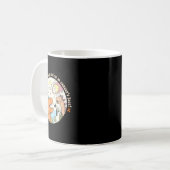 かわいい恐竜 白血病 がん 闘病応援 フリー コーヒーマグカップ (正面左)