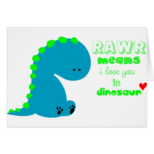 かわいい恐竜RAWR (正面横)
