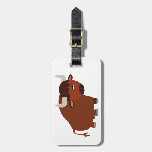 かわいい恥ずかしがり屋の漫画家 ラゲッジタグ (正面縦)