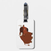 かわいい恥ずかしがり屋の漫画家 ラゲッジタグ (裏面縦)