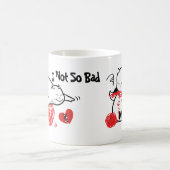 かわいい恥ずかしがり屋の迷路の悪魔& コーヒーマグカップ (中央)