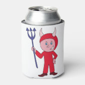 かわいい悪魔ハロウィーンの衣装 缶クーラー (缶正面)