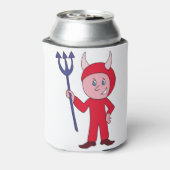 かわいい悪魔ハロウィーンの衣装 缶クーラー (缶裏面)