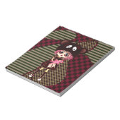 かわいい悲しいかわいいガールピンキーP by LeahG ノートパッド (回転)