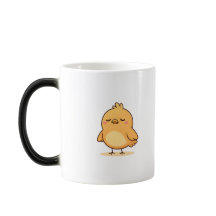 かわいい悲しいひよこ ミニマル カートゥーン