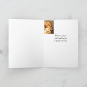 かわいい悲しいゴールデンレトリバードッグペットを手に入れる カード (内部)