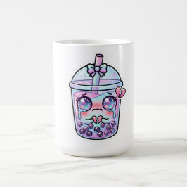 かわいい悲しいタピオカミルクティー コーヒーマグカップ