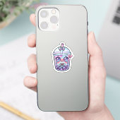 かわいい悲しいタピオカミルクティー シール (スマートフォン)