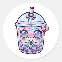 かわいい悲しいタピオカミルクティー