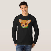 かわいい悲しいチワフアパタン Tシャツ (正面フル)