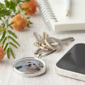 かわいい悲しい目むさくろ赤ちゃん キーホルダー (側面)