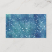 かわいい惑星宇宙宇宙ベビーシャワー金ゴールドグリッター エンクロージャーカード (裏面)