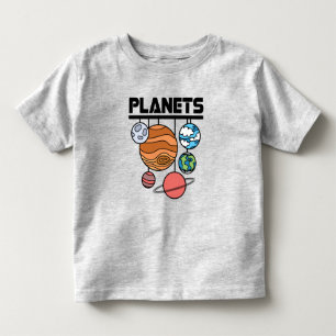 かわいい惑星 トドラーTシャツ