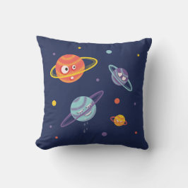 かわいい惑星Cartoon宇宙キッズ クッション