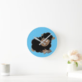 かわいい意地悪な羊 ラウンド壁時計 (ホーム)